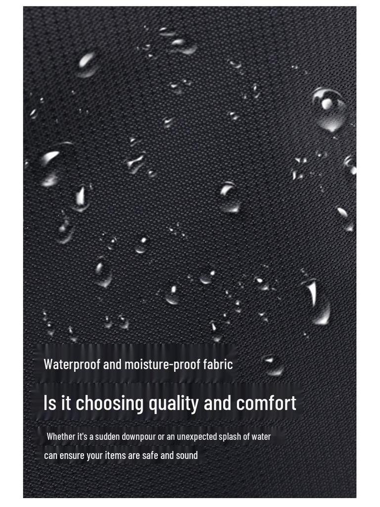 Мужская водонепроницаемая косметичка с двумя отделениями - Большой дорожный органайзер