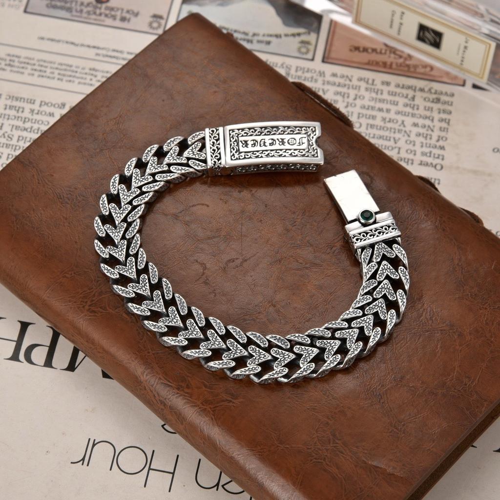 Новый высококачественный европейский и американский стиль изысканный браслет в форме сердца с узором из травы Тан, плетеное украшение