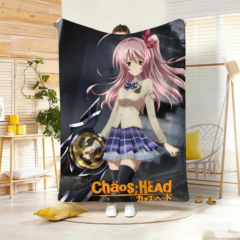 Аниме C-Chaos Heads Мягкое теплое одеяло-плед для спальни, гостиной, кровати, путешествий, кемпинга, пикника Подарок