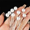 Accessories Bridal Tiara U Shaped Hair Clip Flower Hairpin Stick Bride Headpiece Bridal Hairpin