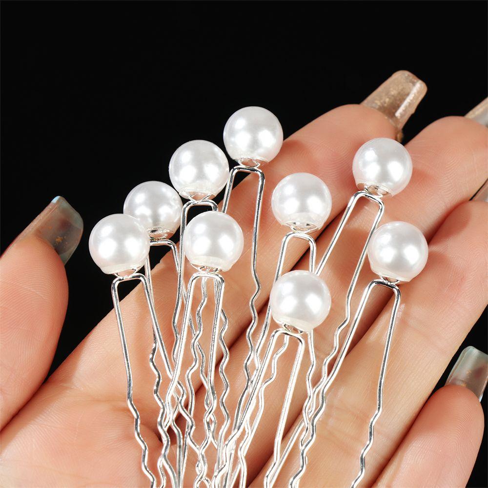 Accessories Bridal Tiara U Shaped Hair Clip Flower Hairpin Stick Bride Headpiece Bridal Hairpin