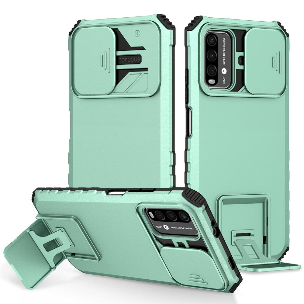 Чехол-броня для телефона Xiaomi 11T 11 Lite POCO X3 NFC M3 M4 X4 X5 X6 Pro C40 4G 5G NE с выдвижной камерой, пластиковым держателем, жесткая крышка