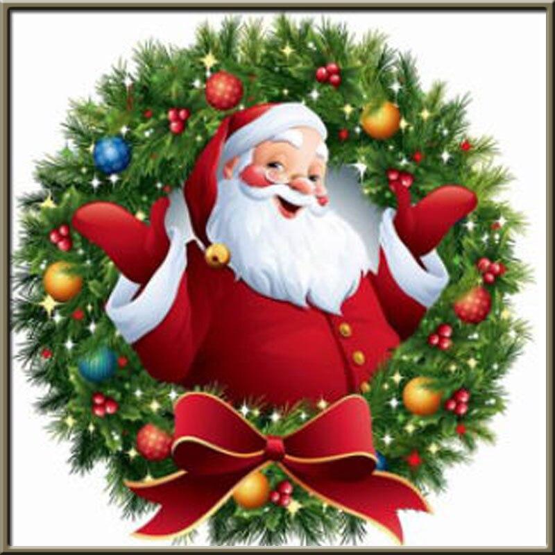 DIY 5D Diamond Painting Christmas Snowman Full Round Drill Mosaic Bear Embroidery Cross Stitch Christmas Decorations For Home