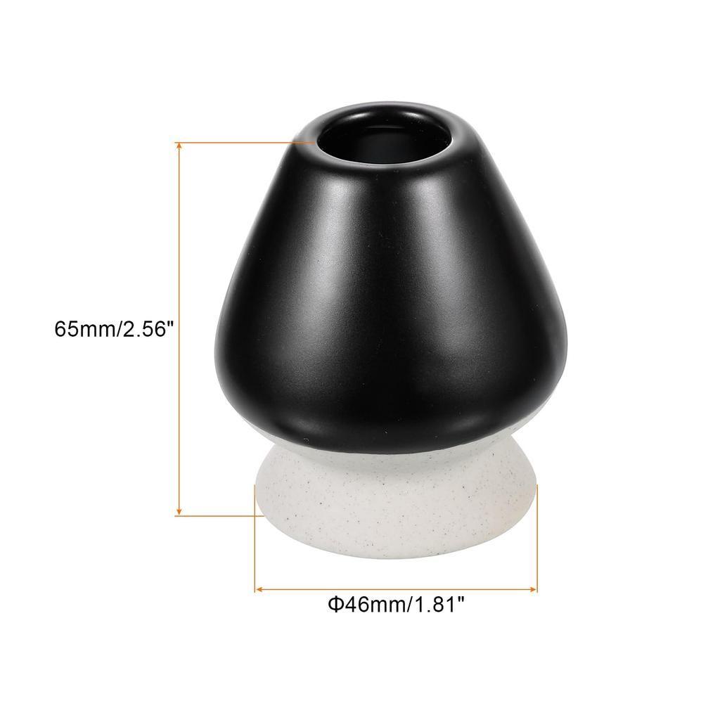 Керамическая подставка для часен uxcell 65 мм, держатель для венчика для чая матча, подставка для часен, традиционная подставка для часен для чая матча, чайная утварь, аксессуары для наслаждения чаем