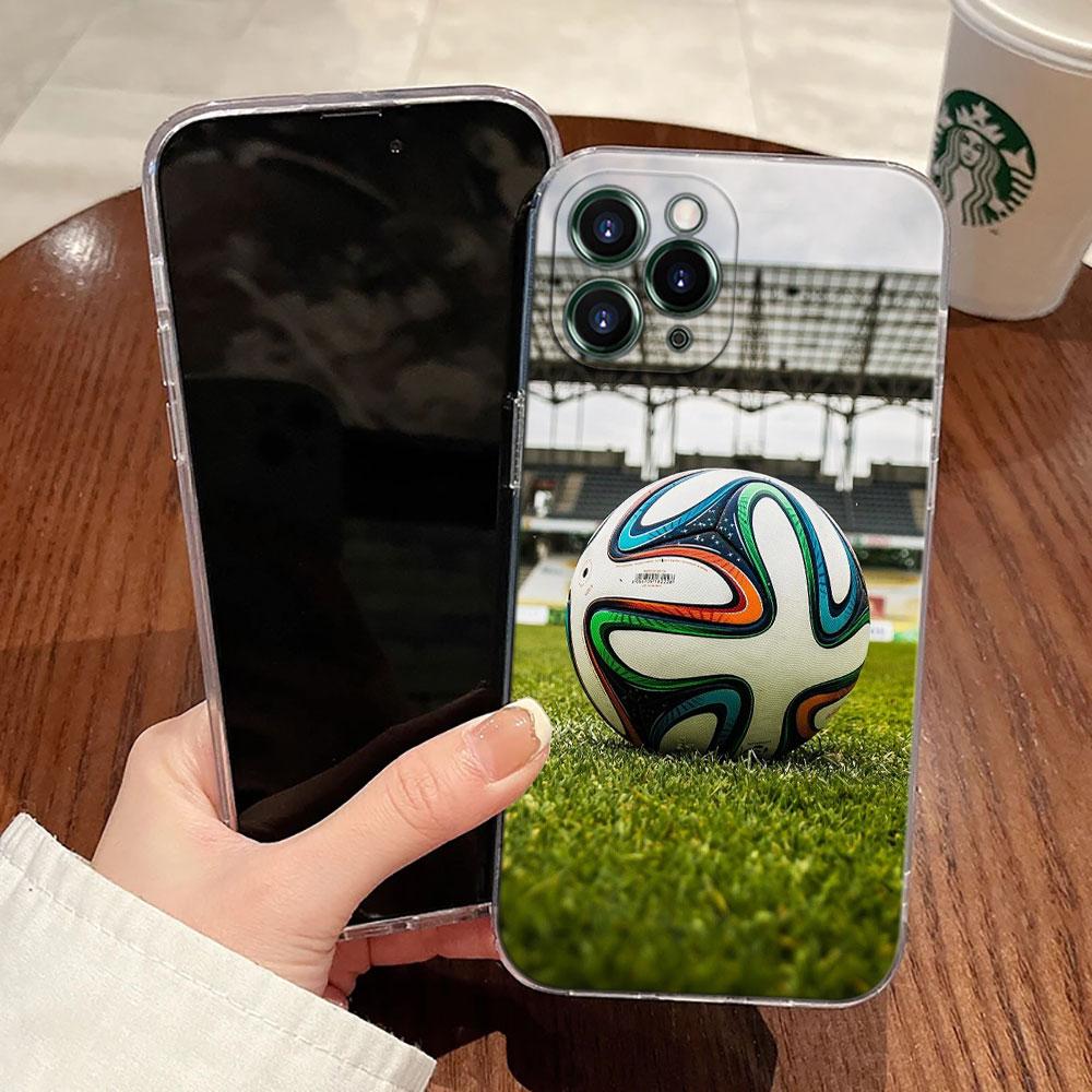 Football Soccer Ball Fire Un Rayo Balls Case For Apple iPhone 18 17 16 15 14 13 12 11 Pro Max 16 Plus 16E 17Air 17Pro Phone Cover