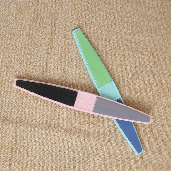 Пилочка для ногтей Двусторонняя многоразовая ручка Удобная сверхлегкая Широкое применение Экономящая труд пилочка для ногтей из полипропиленового материала Инструменты для маникюра и педикюра Принадлежности для ногтей