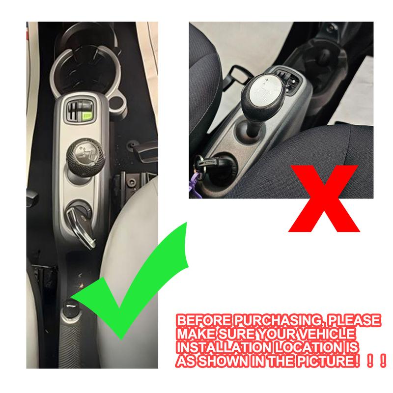 For Smart Fortwo 450 1998 2014 Automatic Gear Shift Knob Shifter AT Stick Lever Hand Ball Black Car Accessories Interior Parts