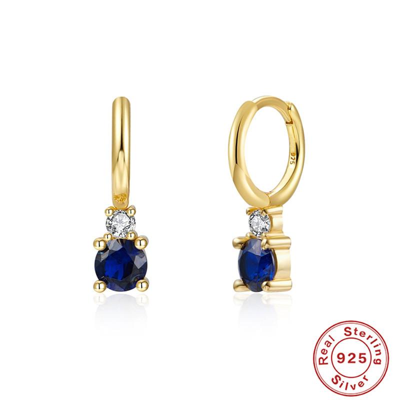 Серьги Light Luxury S925 Lip Print Geometric Four Diamond Celi French Ear Buckle Color Zircon Women's Ear Buckle
