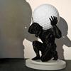 3D-печать Стенд для демонстрации мячей для гольфа Креативный Уникальный Держатель для одного мяча Черный Устойчивый Держатель для хранения мячей для гольфа Декор для стола