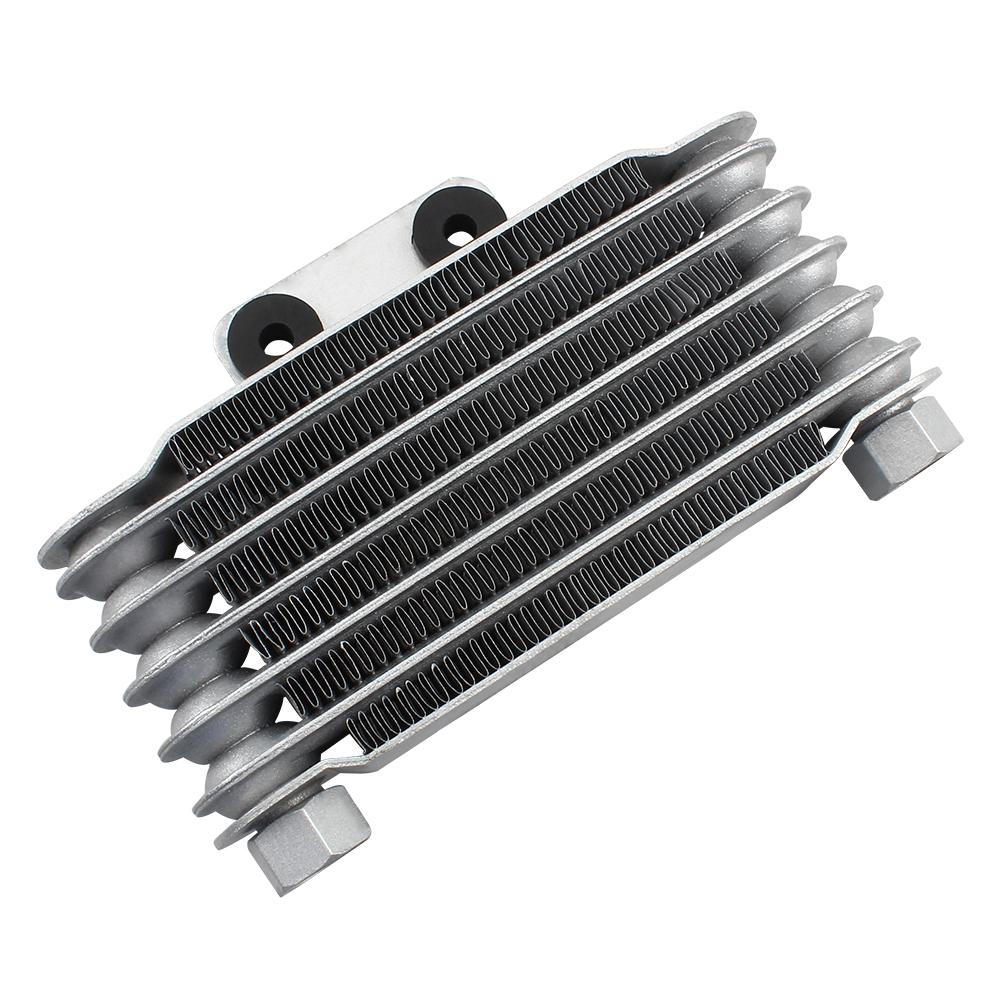 Motorcycle Radiator Oil Cooler 6 Row 125cc for Yamaha Suzuki Gy6 Performance Parts Dirt Pit Bike Motocross Universal Accessories