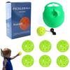 Peak Ball Single Trainer with 40 Holes High Elastic PE Hole Ball Beginners Practice Pickleball Set.