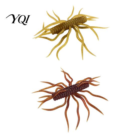 Simulation Soft Bait 1/3/5Pcs 9.5cm/9g Floating Lure with Multi-Tentacles, Realistic Topwater Predatory Fish Bionic Bait, Artificial Swimbait