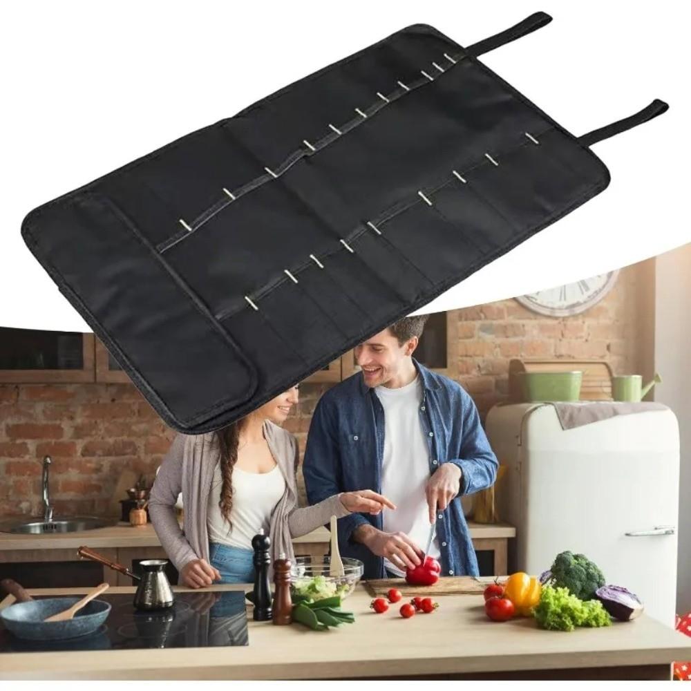 Waterproof Roll Tool Bag Heavy Duty Practical Handles Bags Chefs Tool Bag Home