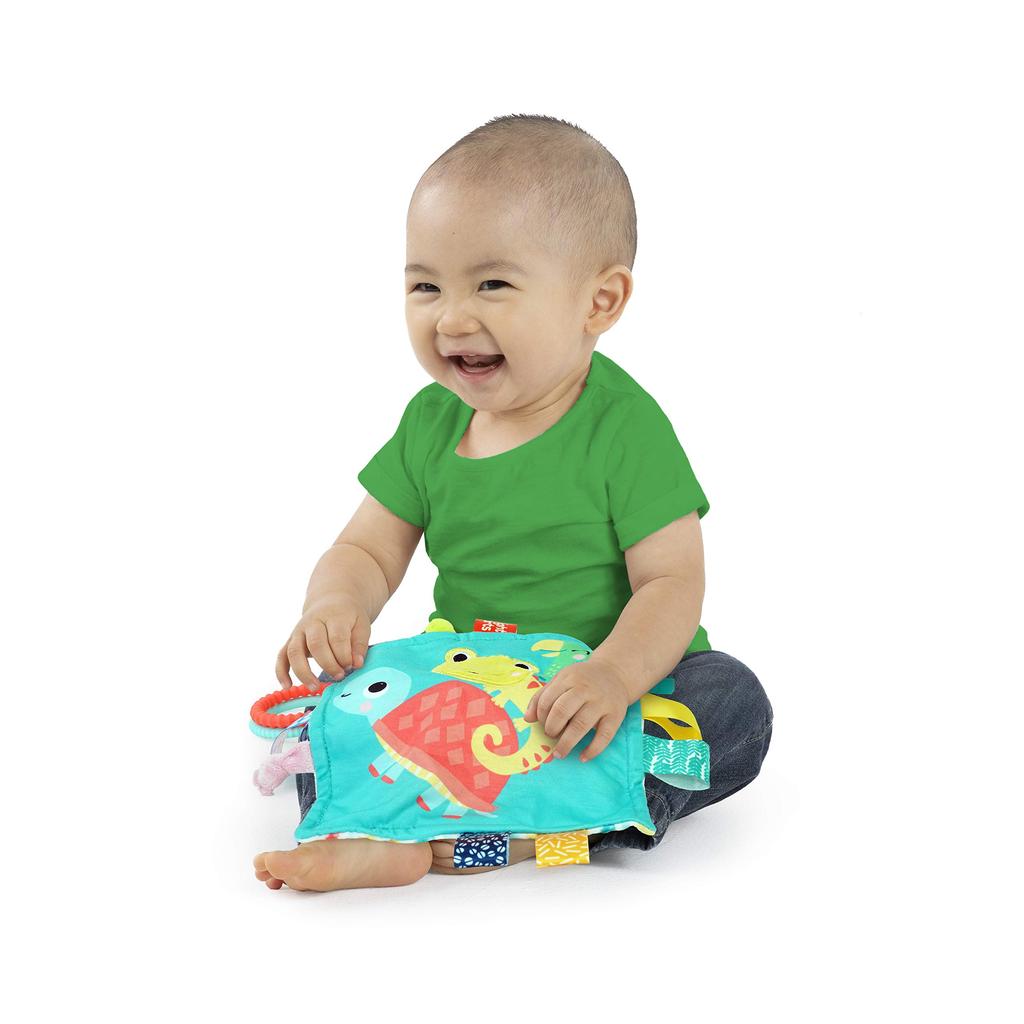 Bright Starts Crinkly Cloth Toy Fingertip Development Stroller Fingertip Fabric Hand 12619 [Ages 0+] Toy, Play, Play,