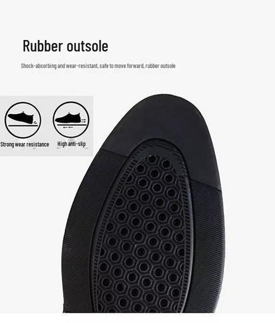 Мужские формальные туфли слипоны из черной кожи - Деловой кэжуал