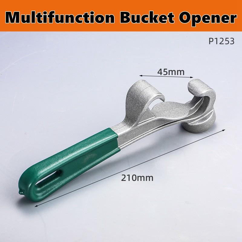 Многофункциональный ключ для открывания крышки ведра с краской, открывалка для ведра, алюминиевый сплав, экономия труда, ключ для пробки, инструмент для открывания крышки металлической бочки