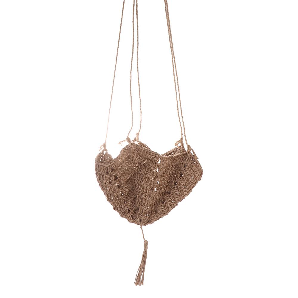 Sturdy Macrame Flower Pot Hanging Basket Hat Shaped Plant Hanger Nordic Hanging Planter Plant