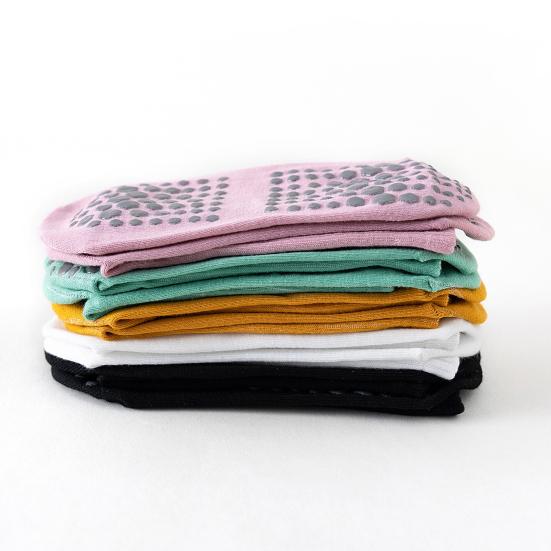 1 пара носков для йоги с нескользящей силиконовой накладкой, дышащие, влагоотводящие, профессиональные, женские, балетные, танцевальные, фитнес, пилатес, спортивные, до середины икры