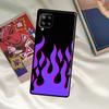 Синий Красный Огонь Огненный Чехол Для Samsung Galaxy A33 A13 A36 A56 A23 A52 A32 A12 A54 A34 A14 A16 A26 A53 A15 A35 A55