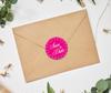 Darling Souvenir DIY Round 45 шт. Черный горошек Save The Date Wedding Stickers-1.6