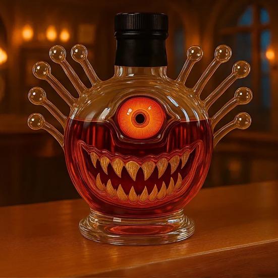 Декантер для виски «Монстры» для мужчин, папы, забавная статуэтка, декантер для виски 300 мл, пустой декантер для вина, украшение для домашнего бара, подарок для любителей виски