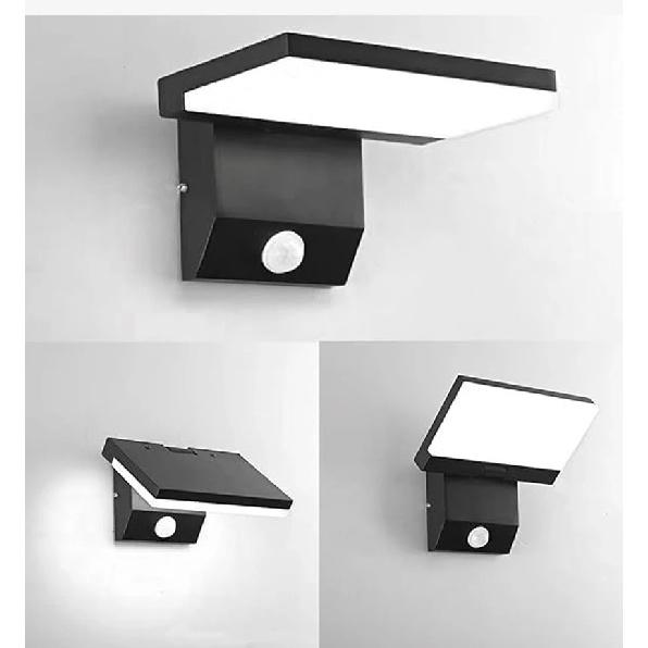 IP65 Waterproof Sensor Wall Lamp LED Outdoor Wall Light Adjustable Angle wall Lights Aluminum Alloy Entrance Corridor Balcony