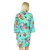 Bimba Women Bridesmaid Robe Floral Short Cotton Getting Ready Robes