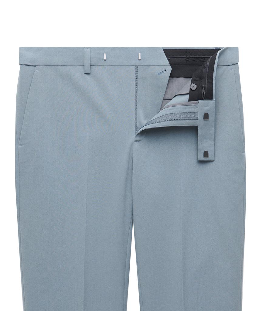 MUSINSA STANDARD Lightweight Tapered Hidden Banding Crop Slacks [Dusty Mint]