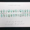 Lakeside Halo Gilded Wearable Bright Crystal Nail Art Patches - 30pcs