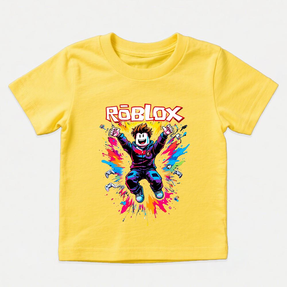 Fashion Cartoon Game Graphic Kids T Shirt Boys Girls Short Sleeve T-shirt Children Casual Summer Tees Top