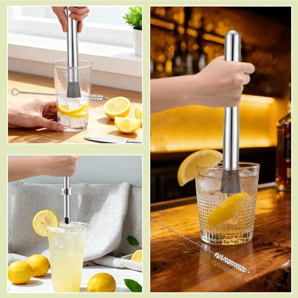 Reusable Straw Hole Puncher Stainless Steel Drink Lid Puncher Lemonade Cup Punch Bubble Tea Cups