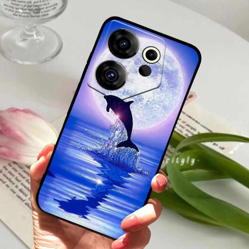 Чехол для Tecno Camon 20 Premier Крутые Животные Ударопрочный Мягкий Силикон ТПУ Чехол для Телефона Для Tecno Camon20 Premier 5G CK9n Fundas