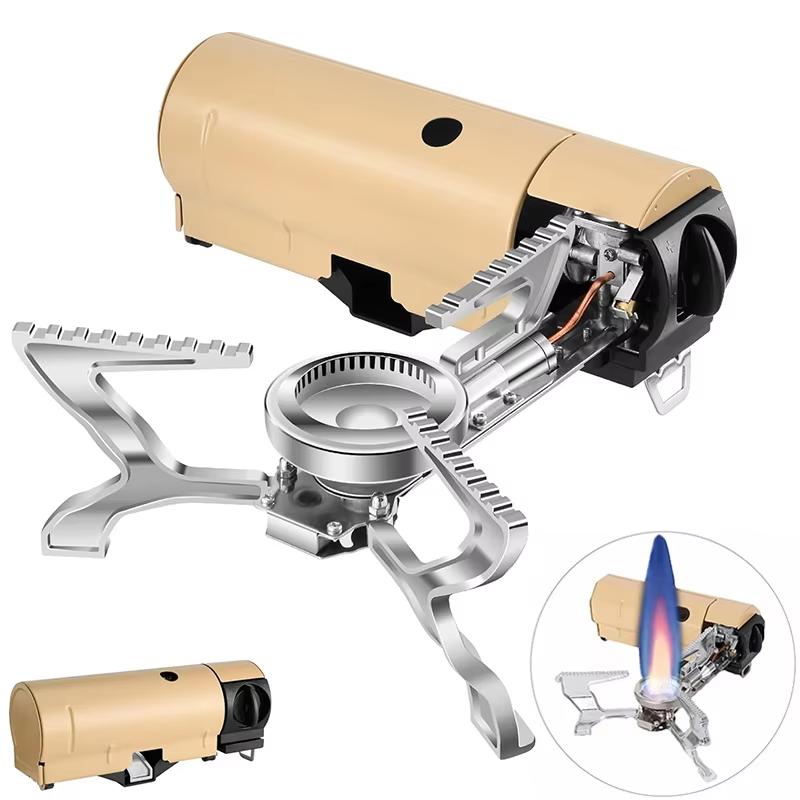 Portable Camping Stove 2600W Foldable Butane Camping Gas Stove with Carrying Bag Outdoor BBQ Picnic Gas Burner Stove JT473