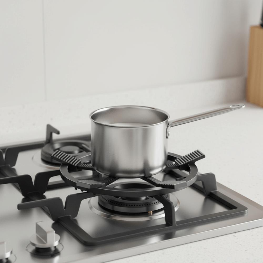 Чугунная подставка для газовых горелок, противоскользящая подставка-кольцо для вока, держатель для молочника, для приготовления на открытом воздухе