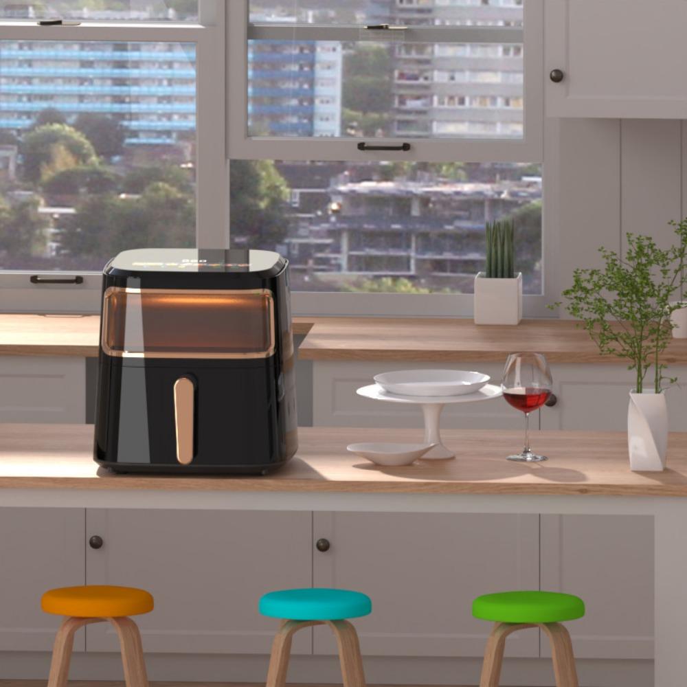 6L AirFryer Visual intelligent home электрическая фритюрница без масла многофункциональная многоуровневая духовка фритюрницы фритюрница 220V 110V