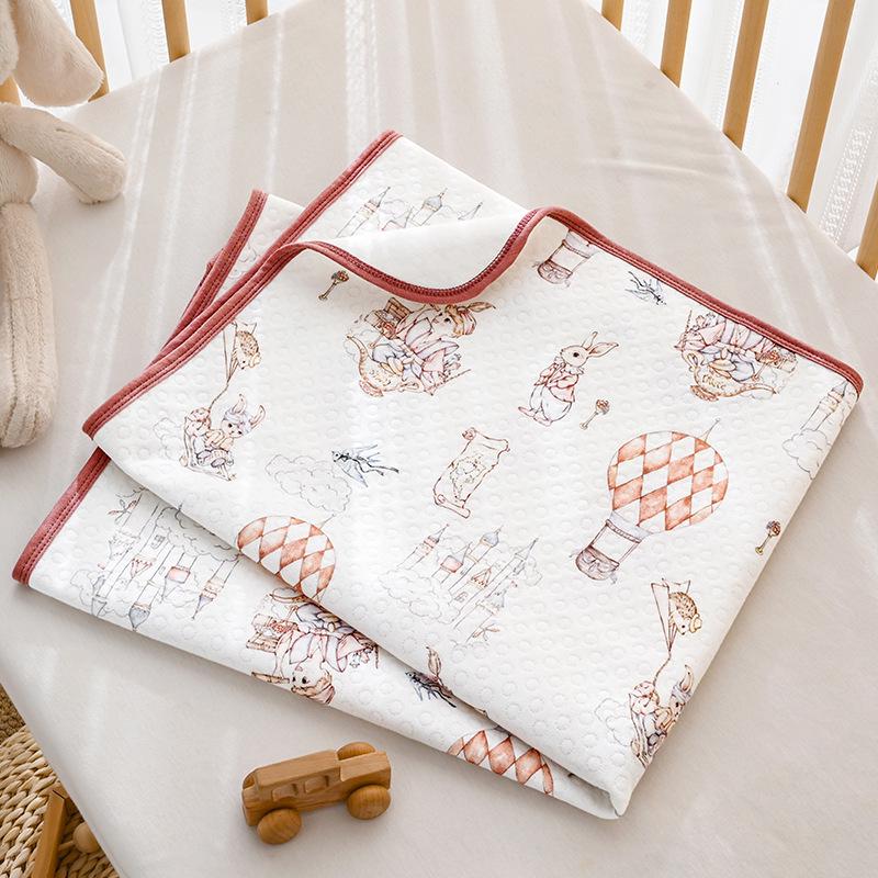 Мягкая хлопковая непромокаемая пеленка-подгузник для младенцев класса А - Стирка в машине и безопасная для кожи матрас для детской кроватки.