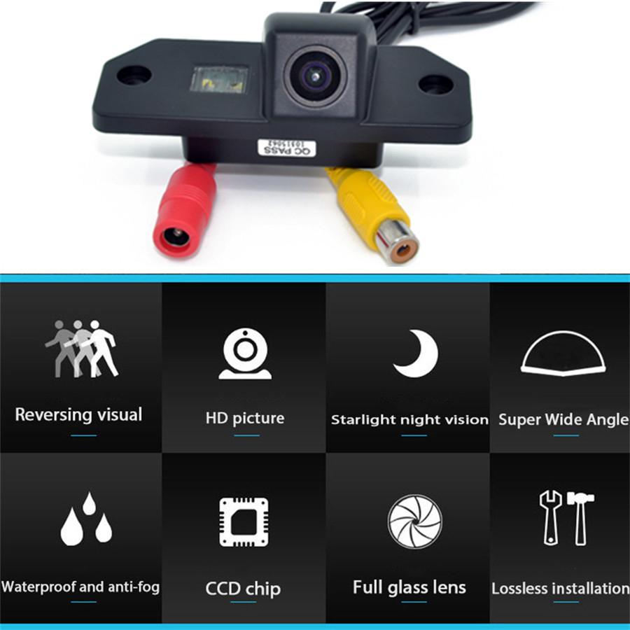Камера заднего вида CCD 170° для парковки задним ходом для седана Ford Focus 2005-2011