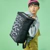 Dickies Water-Resistant Lightweight Large Capacity Graffiti Print Student Polyester Travel Backpack Men Backpack Black DK009679BLK1