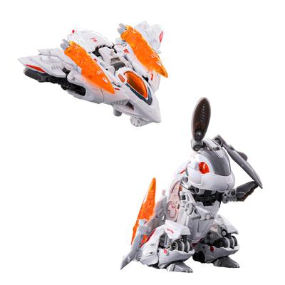 BEASTBOX 52TOYS BEASTDRIVE SPACE SPRINGER Трансформирующаяся игрушка Трансформируется из Механического кролика в Истребитель Требуется сборка Окрашенный Высокоподвижный