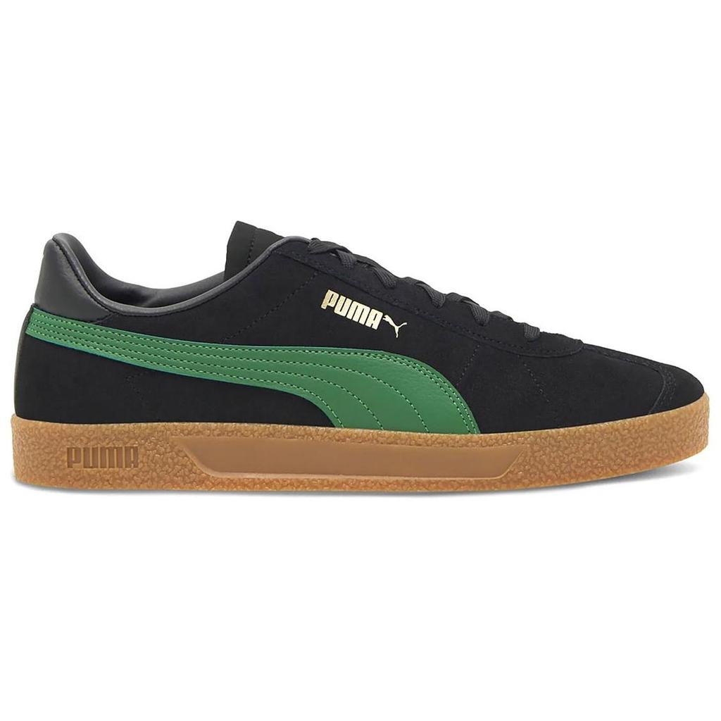 PUMA Club Abrasion Resistant Low top German Army Trainers Unisex Black Green Men's 381111-27