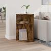 Side Table Smoked Oak 29.6 x 29.6 x 60 cm