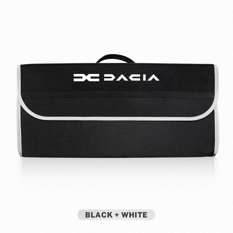 Car Logo Trunk Organizer Box Large Capacity Folding Storage Bag For Dacia Stepway Dokker Lodgy Jogger MCV Duster Spring Sandero