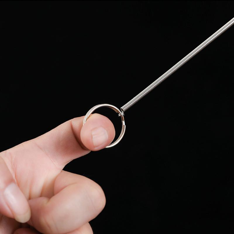 Refrigerator Cleaner Spiral Cleaning Brush Stainless Steel Pipe Cleaning Bendable Tube Washing Home Supplies