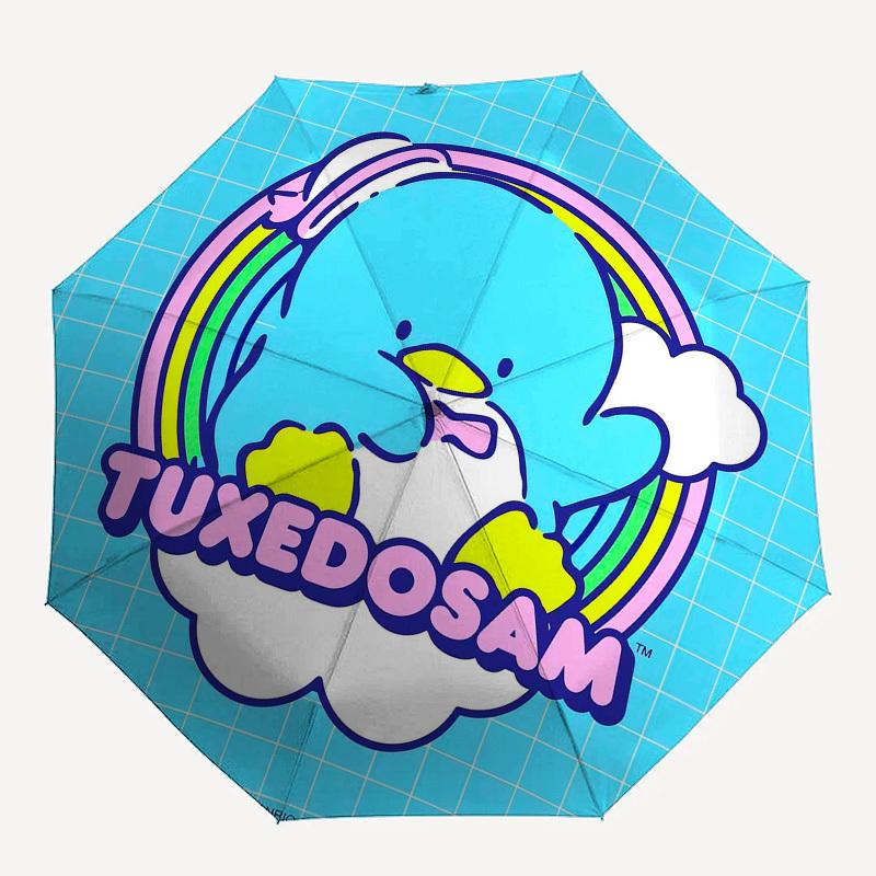1pc Tuxedo SamUmbrella with Plastic Handle,Suitable for All Seasons Home Travel Outdoor UmbrellaSanlio181