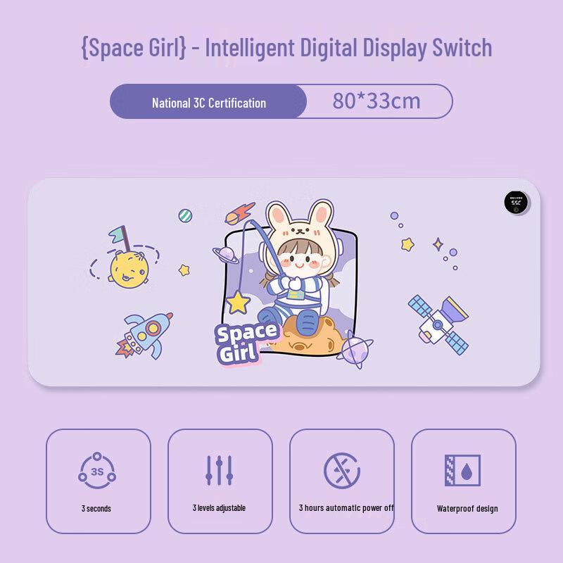 Timed Heating Desk Mat