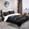 Fiery Dragon 3D Print Duvet Cover Set (1 Duvet Cover & 1/2 Pillowcase) Gothic Mythical Creature Bedding Set for Teen Boys Room
