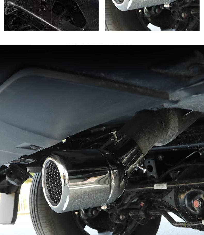 Adjustable Stainless Steel Tailpipe for Suzuki Vitara, Langdong, Ruifang, Jimny, and Reiz.