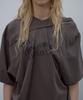 LCDC™ Draped Lettering Print T-Shirt (Brown)