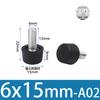2Pcs Height Adjustable Leveling Chair Leg Feet Furniture Mat Screw-in Base Sofa Bed Cabinet Table Floor Protector M6 M8 M10