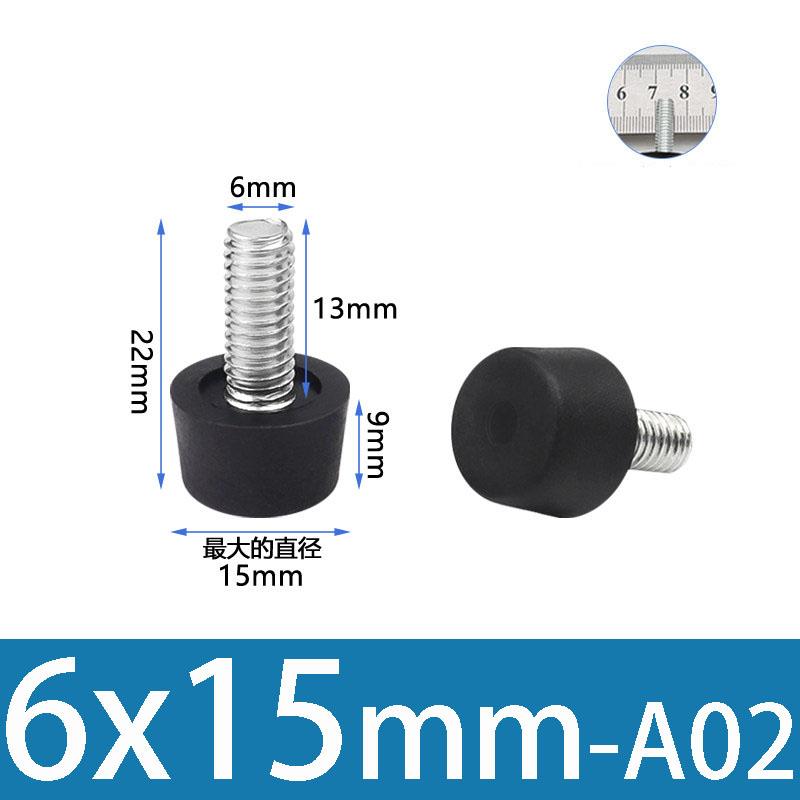 2Pcs Height Adjustable Leveling Chair Leg Feet Furniture Mat Screw-in Base Sofa Bed Cabinet Table Floor Protector M6 M8 M10